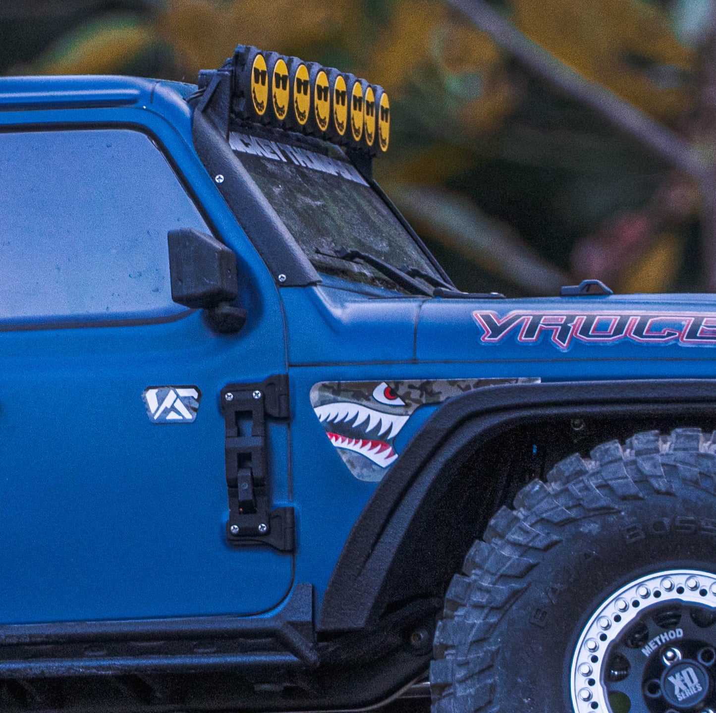 SCX10III Side Leaf Fender Vent Sticker