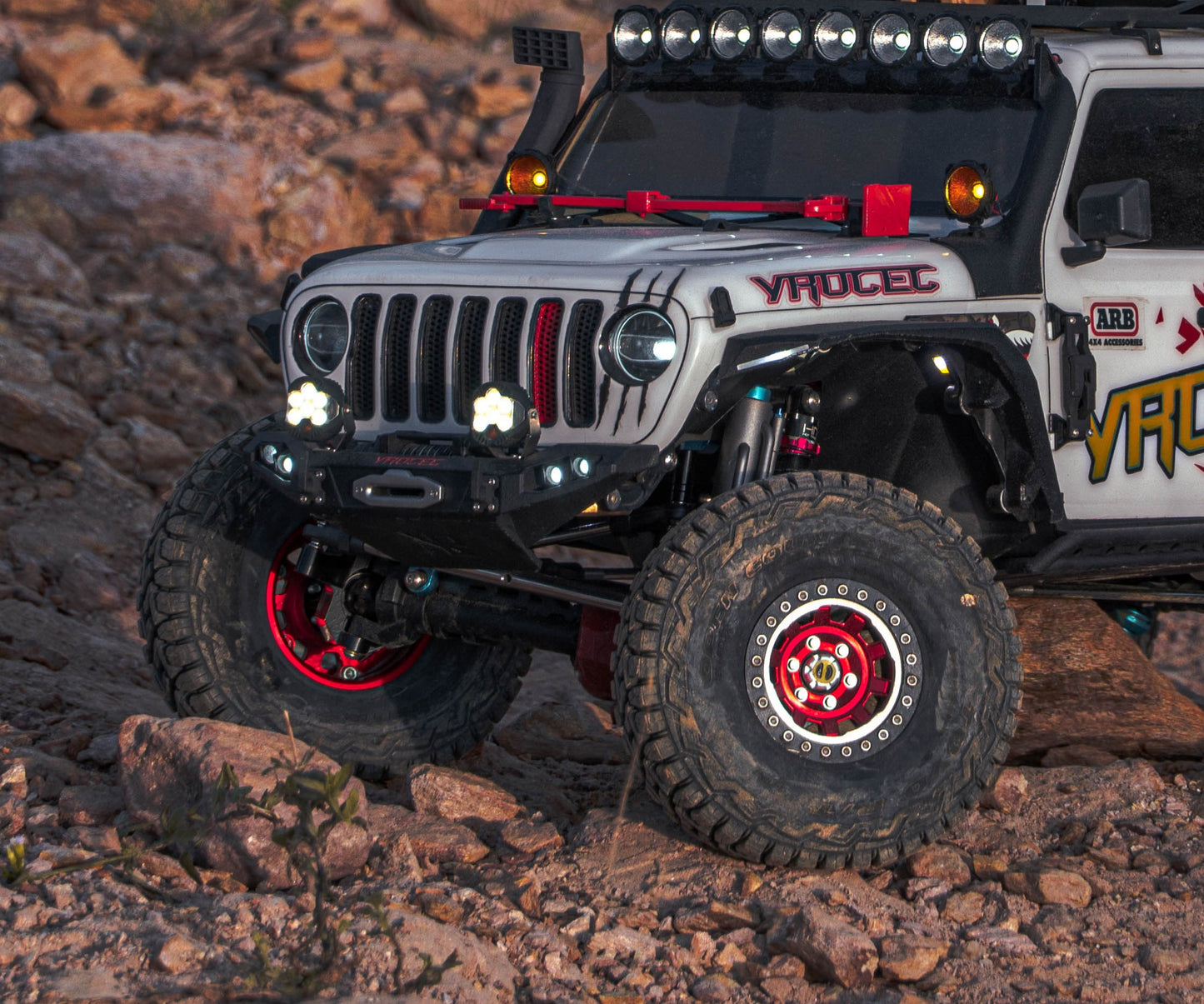 SCX10III LED Dominator Front Bumper