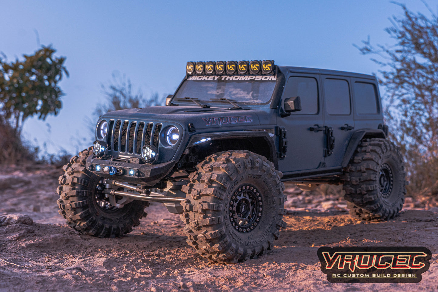 SCX10III LED Vapor Trail Front Bumper