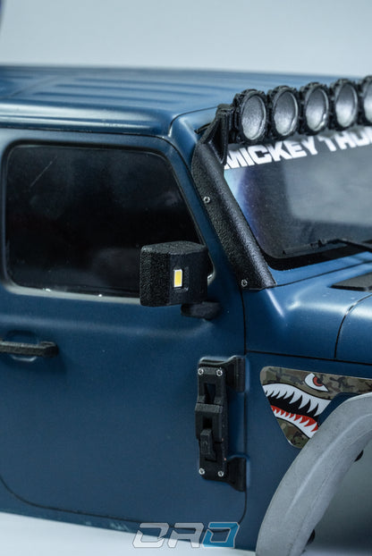 SCX10III LED Rear View Mirror