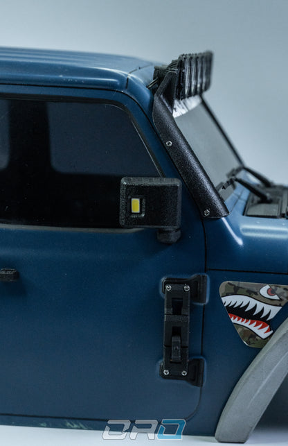 SCX10III LED Rear View Mirror