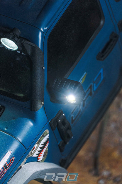 SCX10III LED Rear View Mirror