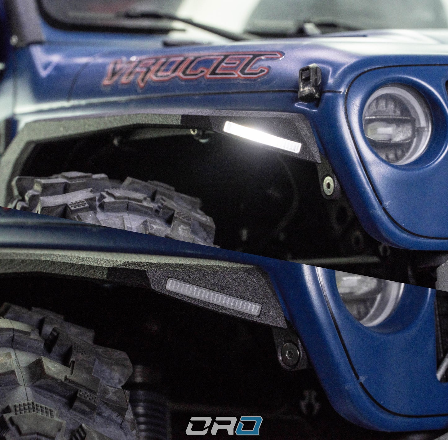 SCX10III  LED Fender